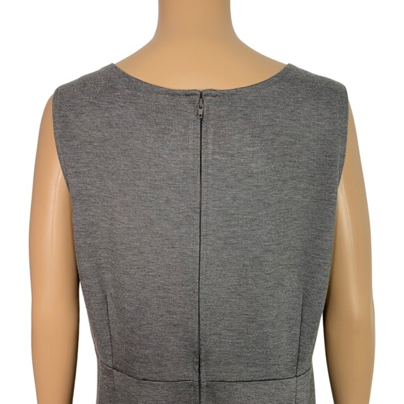 Modcloth Square Neck Gray Dress Size 1X - Picture 4 of 7